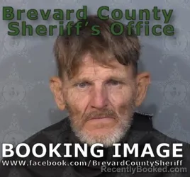 Mugshot of Robert Edward Sease booked in Brevard County, Florida on June 20, 2026