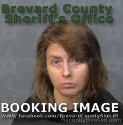 Mugshot of ROSEMARY JANE MOORE booked in Brevard County, Florida on June 21, 2026