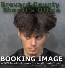 Mugshot of Dallas Lee Holliday booked in Brevard County, Florida on June 22, 2026