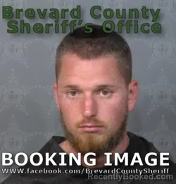 Mugshot of TREVOR ALAN MACGREGOR booked in Brevard County, Florida on June 22, 2026