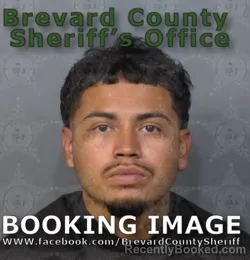Mugshot of KEVIN ALEXANDER RANGEL booked in Brevard County, Florida on June 22, 2026