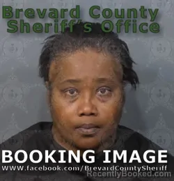 Mugshot of Rashawnda Brenique Johns booked in Brevard County, Florida on June 22, 2026