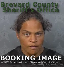 Mugshot of Destynee Larissa Sandifer booked in Brevard County, Florida on June 22, 2026