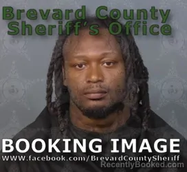 Mugshot of JALEEL ADONIS DAVIS booked in Brevard County, Florida on June 22, 2026