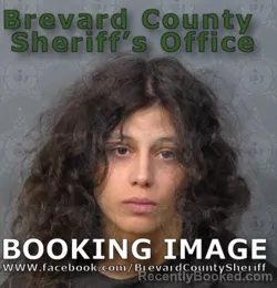 Mugshot of NAYA SERENE CRUZ booked in Brevard County, Florida on June 23, 2026
