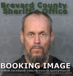 Mugshot of Todd Mathew Evans booked in Brevard County, Florida on June 23, 2026