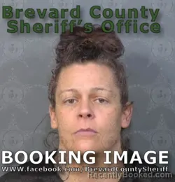 Mugshot of KELLYE SUZANNE ROWLINSON booked in Brevard County, Florida on June 23, 2026