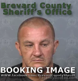 Mugshot of KENNETH LEON JOHNSON booked in Brevard County, Florida on June 23, 2026