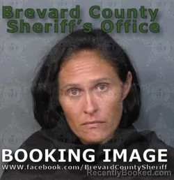 Mugshot of Lacey Alexandria Deevers booked in Brevard County, Florida on June 23, 2026