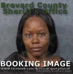 Mugshot of Akira Monique Taylor booked in Brevard County, Florida on June 23, 2026