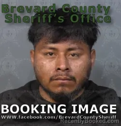 Mugshot of YEISER ALBERTO PEREZ GARCIA booked in Brevard County, Florida on June 23, 2026