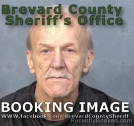 Mugshot of Jerry Allen Woodard booked in Brevard County, Florida on June 24, 2026