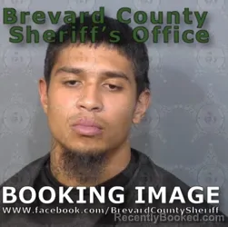Mugshot of Jaden Isaiah Gragg booked in Brevard County, Florida on June 24, 2026