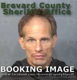 Mugshot of Sean Robert Hayden booked in Brevard County, Florida on June 24, 2026