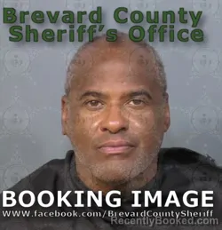 Mugshot of LONNIE TRAMAIN ROBINSON booked in Brevard County, Florida on June 24, 2026