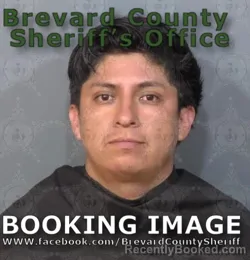 Mugshot of VICTOR ADRIAN TOLENTINO HERNANDEZ booked in Brevard County, Florida on June 25, 2026