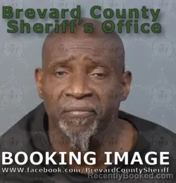 Mugshot of Terence Rodney Tribue booked in Brevard County, Florida on June 25, 2026