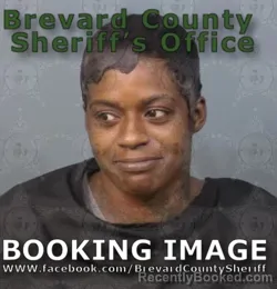 Mugshot of Stephanie Geneva Beckford booked in Brevard County, Florida on June 25, 2026