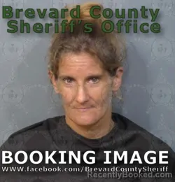 Mugshot of Heather Rene Beeler booked in Brevard County, Florida on June 25, 2026