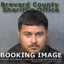 Mugshot of Cesar Andres Padilla Cruz booked in Brevard County, Florida on June 25, 2026