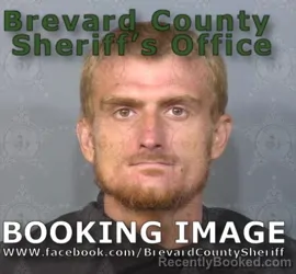 Mugshot of Cody Allen Ellis booked in Brevard County, Florida on June 25, 2026
