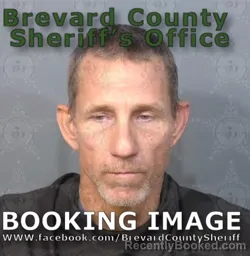 Mugshot of Michael David Betts booked in Brevard County, Florida on June 26, 2026