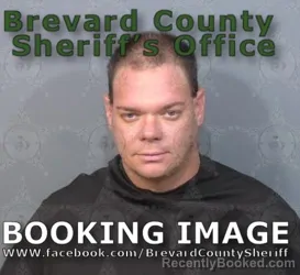 Mugshot of JUSTIN LEE GRAY booked in Brevard County, Florida on June 27, 2026