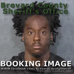 Mugshot of GODLEY ALCINDOR booked in Brevard County, Florida on June 27, 2026