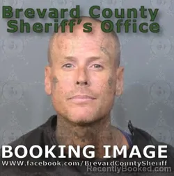 Mugshot of JERID BRIAN DALRYMPLE booked in Brevard County, Florida on June 27, 2026