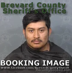 Mugshot of WILFREDO PEREZ MIRANDA booked in Brevard County, Florida on June 28, 2026