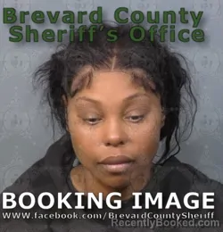 Mugshot of Ebony Chanelle Brown booked in Brevard County, Florida on June 29, 2026