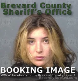 Mugshot of MICHAELA DANIELLE HERTZ booked in Brevard County, Florida on June 30, 2026