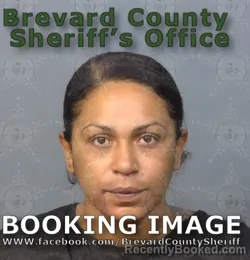 Mugshot of Dominique Justine Wilcox Brownlee booked in Brevard County, Florida on June 30, 2026