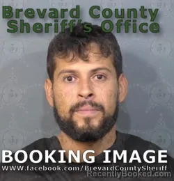 Mugshot of Juan Pablo Giraldo Acosta booked in Brevard County, Florida on June 30, 2026