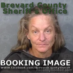 Mugshot of DONNA FARRELL SCHAFFER booked in Brevard County, Florida on July 1, 2026