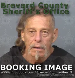 Mugshot of DOUGLAS SCOTT SCHEURER booked in Brevard County, Florida on July 1, 2026