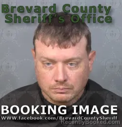 Mugshot of Sean MITCHELL Cox booked in Brevard County, Florida on July 1, 2026