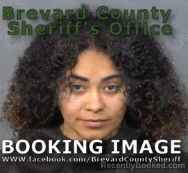 Mugshot of DESIREE EMMALIZ NAVEDO booked in Brevard County, Florida on July 1, 2026