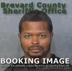 Mugshot of DAMIEN CARJON HARDISON booked in Brevard County, Florida on July 2, 2026