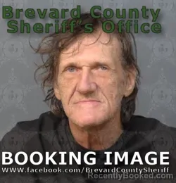 Mugshot of William Charles Ewen booked in Brevard County, Florida on July 3, 2026