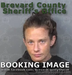 Mugshot of REBECCA AILEEN SHARP booked in Brevard County, Florida on July 3, 2026
