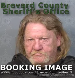 Mugshot of Thomas Jay Pack booked in Brevard County, Florida on July 3, 2026
