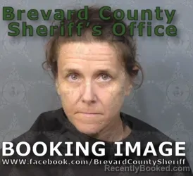 Mugshot of Tonya Kaye Reidy booked in Brevard County, Florida on July 3, 2026