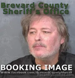 Mugshot of THOMAS EVAN DARLING booked in Brevard County, Florida on July 3, 2026