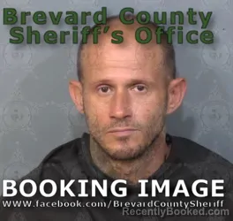 Mugshot of ERICK ASHBEY BARRETT booked in Brevard County, Florida on July 3, 2026