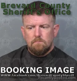 Mugshot of Kiefer Wayne Evans booked in Brevard County, Florida on July 4, 2026