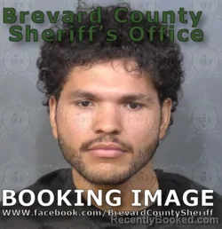 Mugshot of HAZAEL VAN FLORES booked in Brevard County, Florida on July 4, 2026
