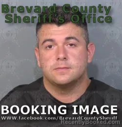 Mugshot of KYLE MYCHAL REYNOSO booked in Brevard County, Florida on July 4, 2026