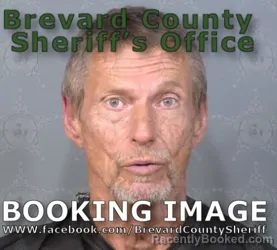 Mugshot of Jon Coleman Hoff booked in Brevard County, Florida on July 4, 2026