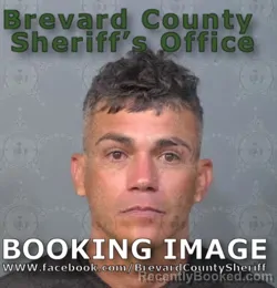 Mugshot of ADONAI DIAZ BENITEZ booked in Brevard County, Florida on July 5, 2026